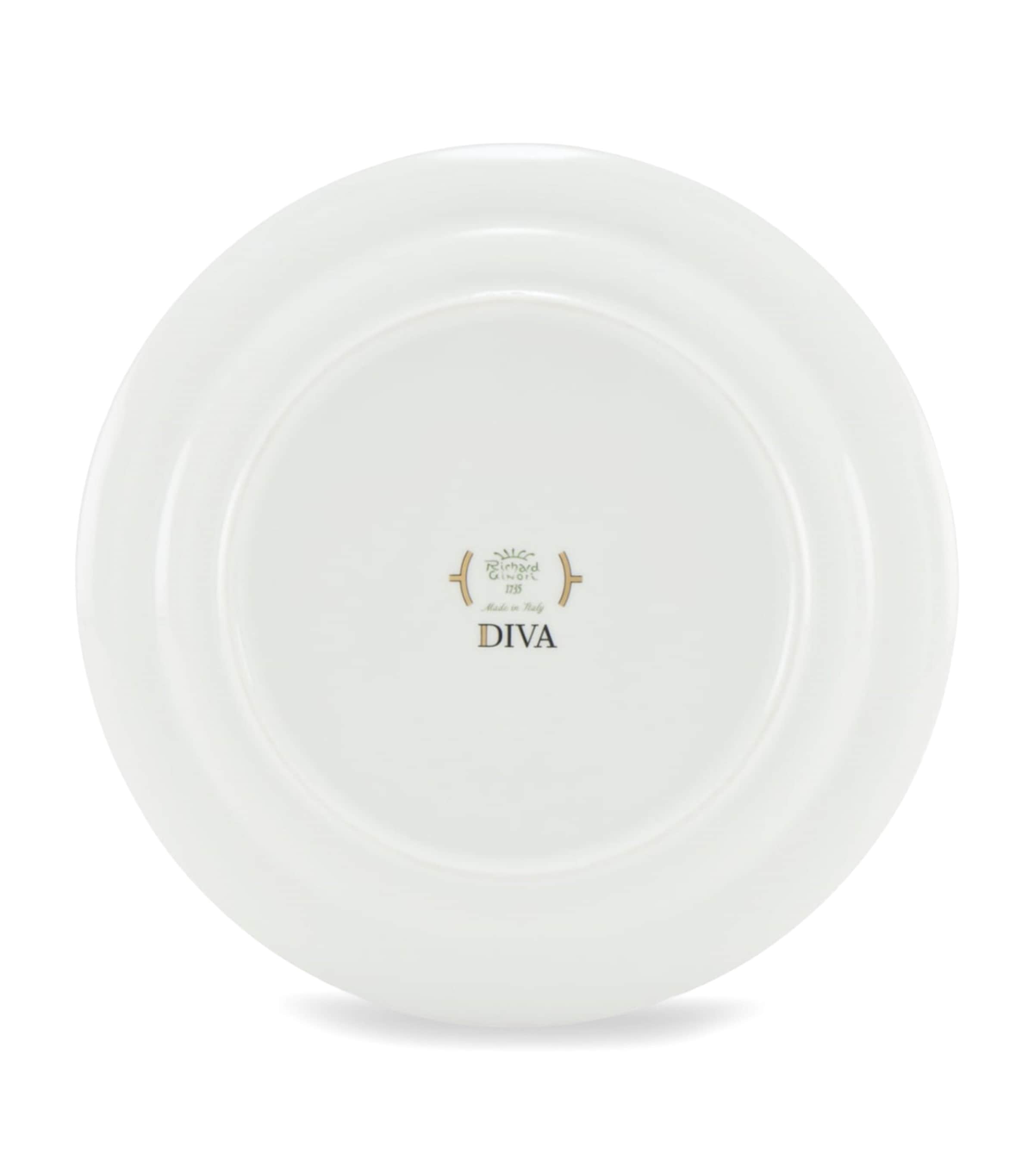 GINORI 1735 Porcelain Colonna Diva Celeste Dinner Plate (27cm) Image 3
