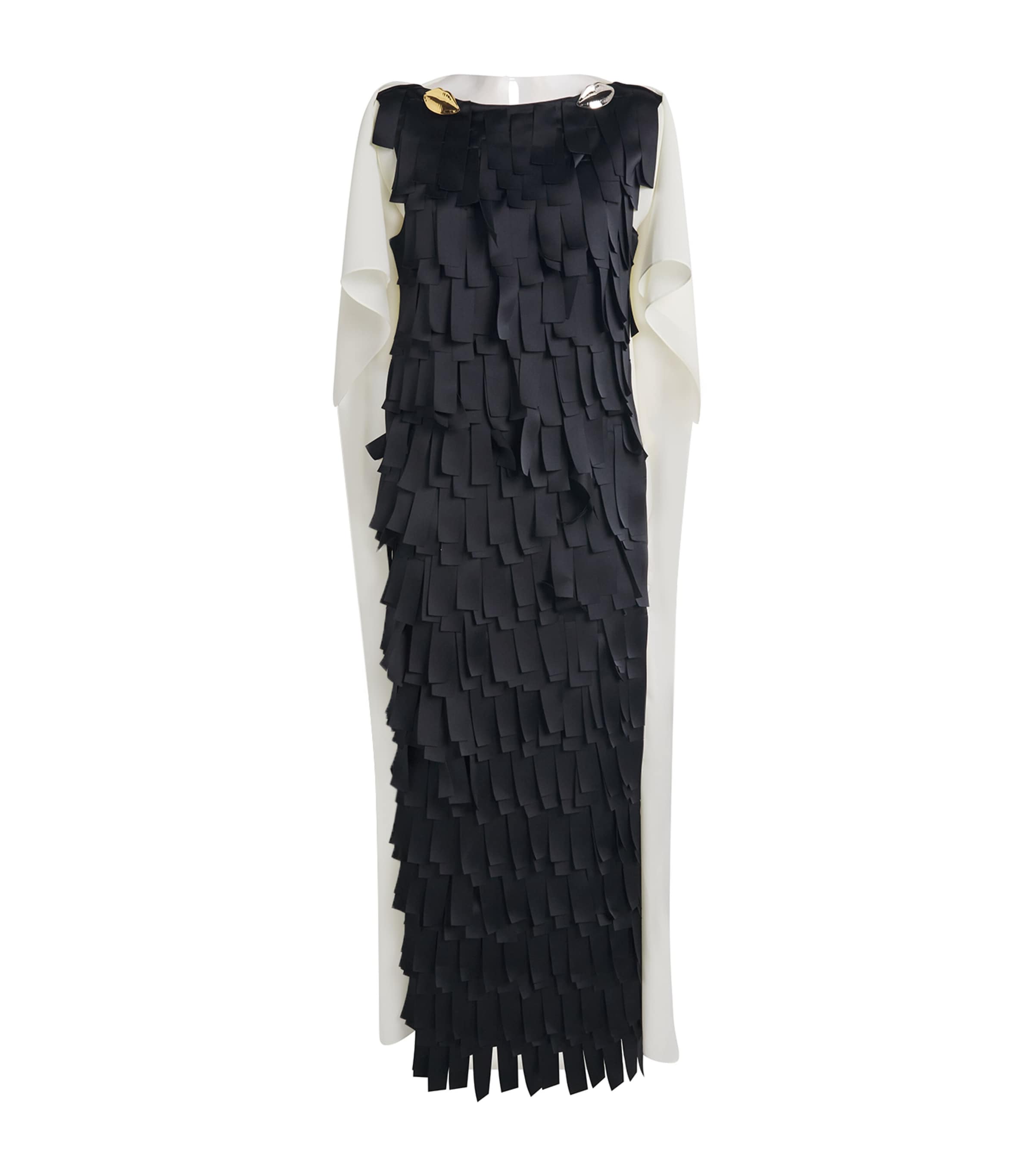 A.W.A.K.E. LAYERED RECTANGULAR MAXI DRESS