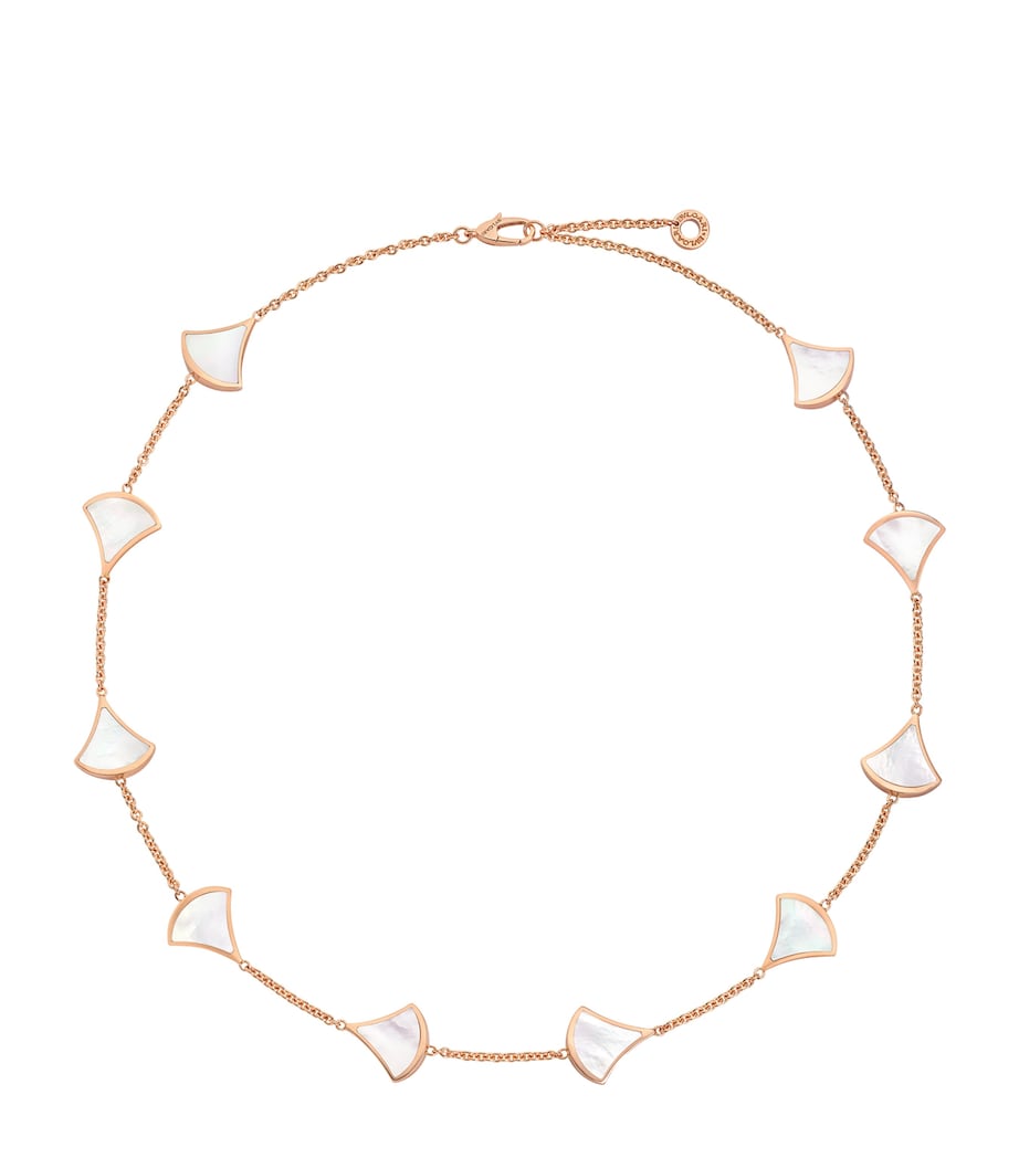 Bvlgari Rose Gold and Mother-of-Pearl Divas’ Dream Necklace Rose Gold Image 1