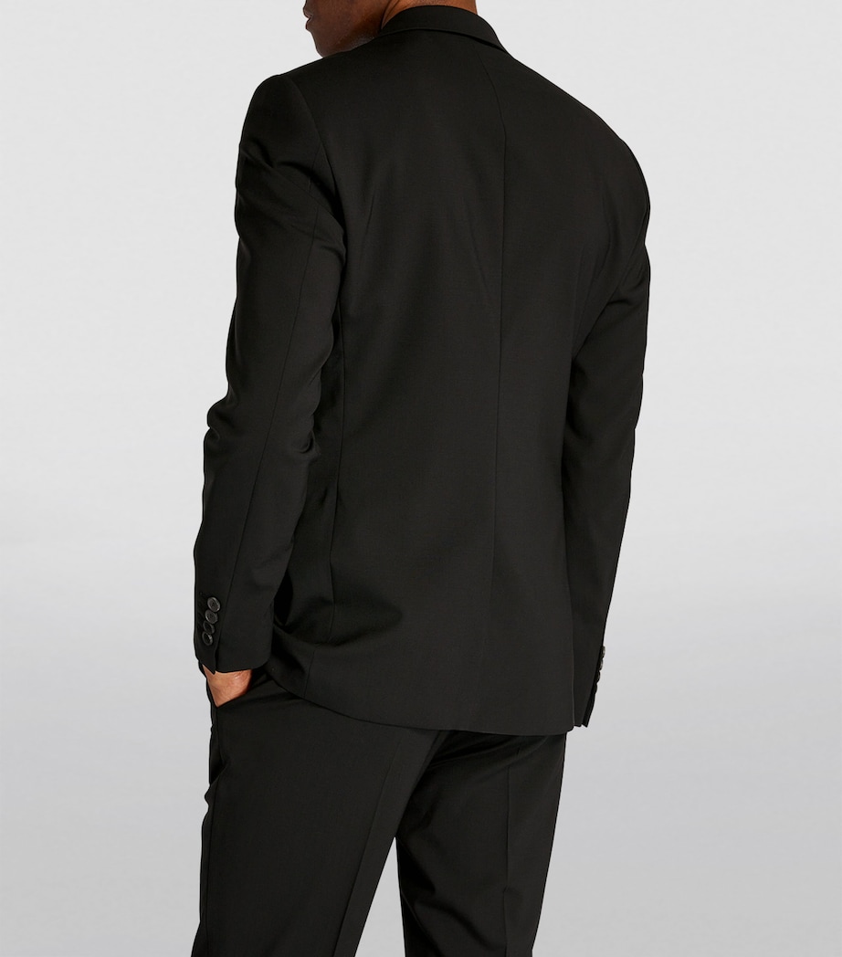 Sandro Paris Mens Virgin Wool Blazer Black Image 4
