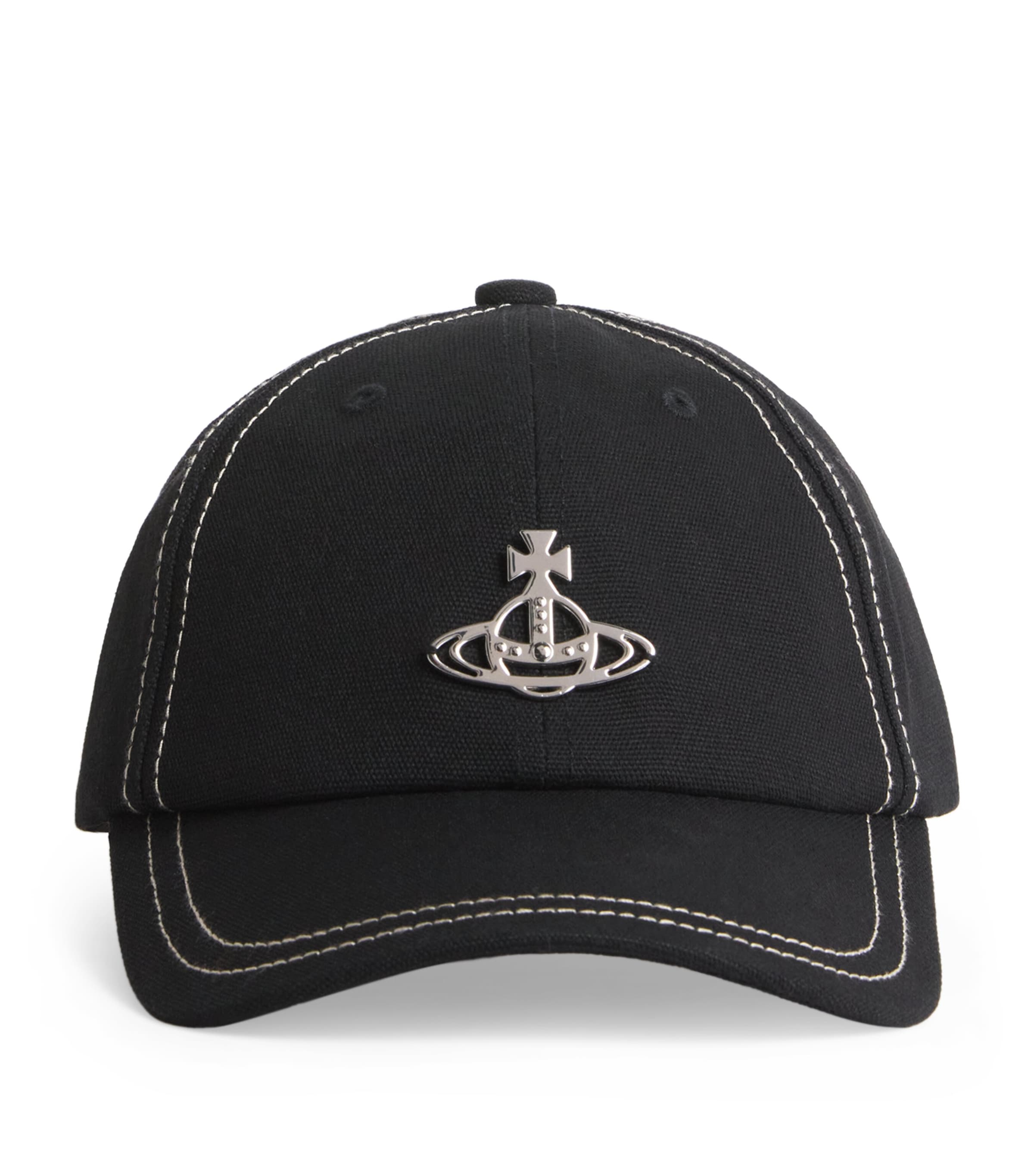 Vivienne Westwood Cotton Orb Baseball Cap Black Image 1