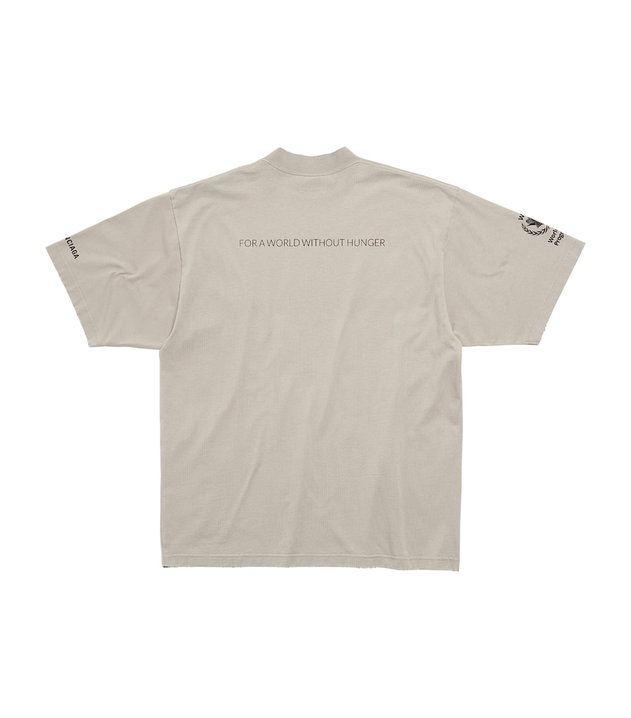 Balenciaga Mens x World Food Programme Oversized T-Shirt Image 3