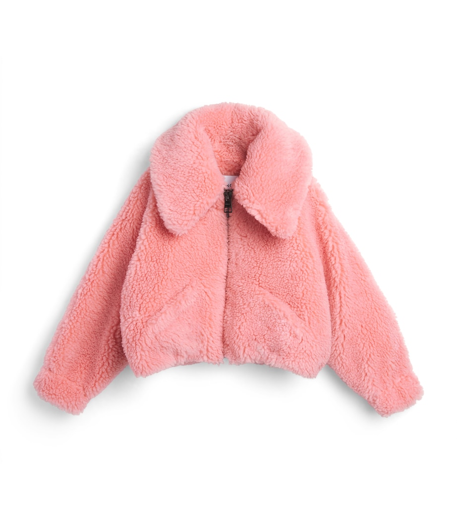 Givenchy Kids Faux Shearling Jacket (4-12+ Years) Image 1