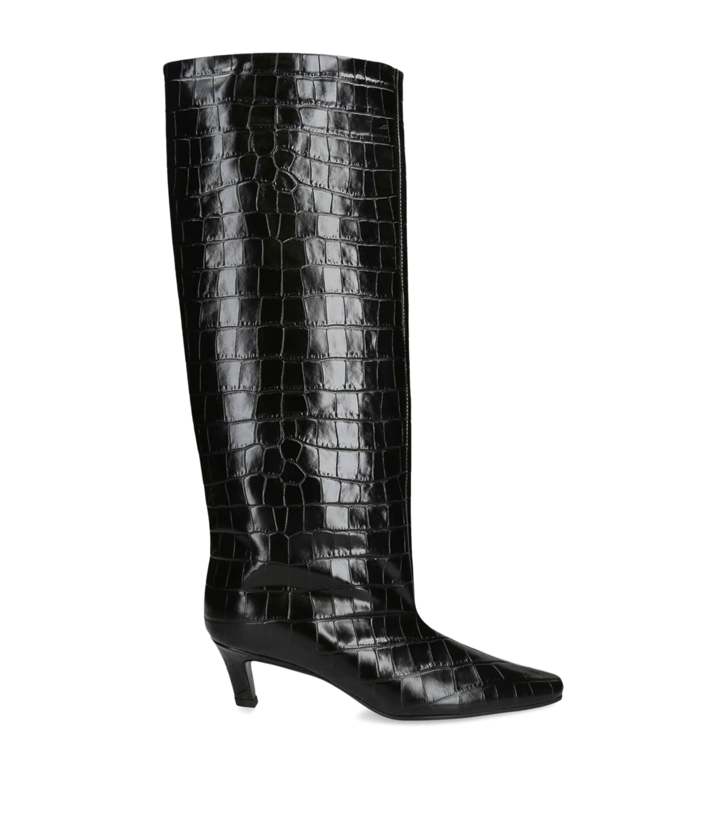Totême The Wide Shaft Boots 50 In Black