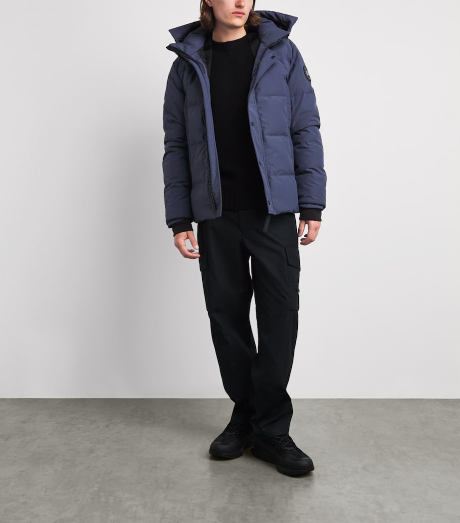 Canada Goose Mens Wyndham Parka Jacket Dusk Blue Image 2