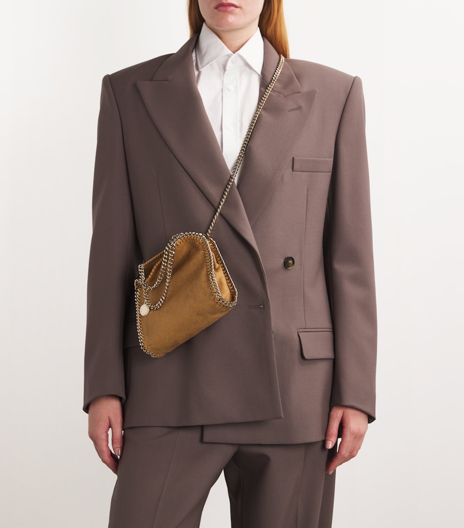 Mini Falabella Shaggy Deer Tote Bag 9967 AMBER Image 5