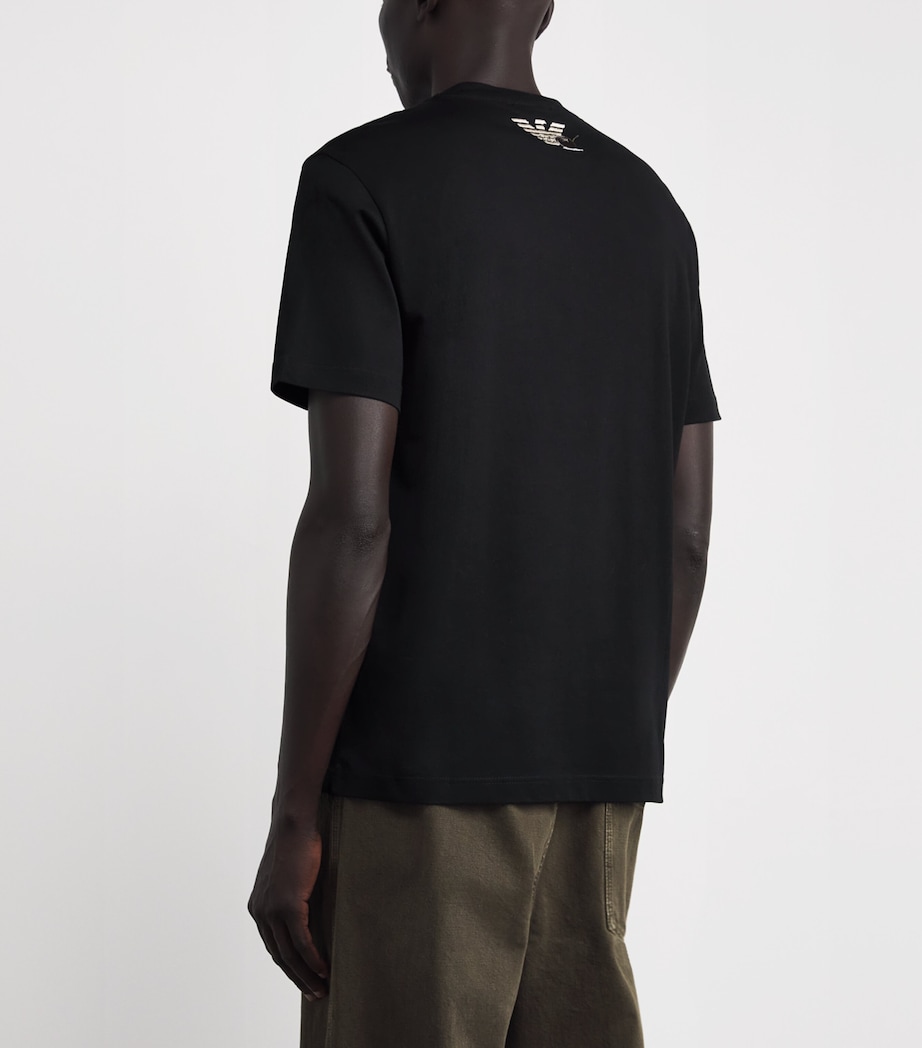 Cotton Card Print T-Shirt UC001 Image 4