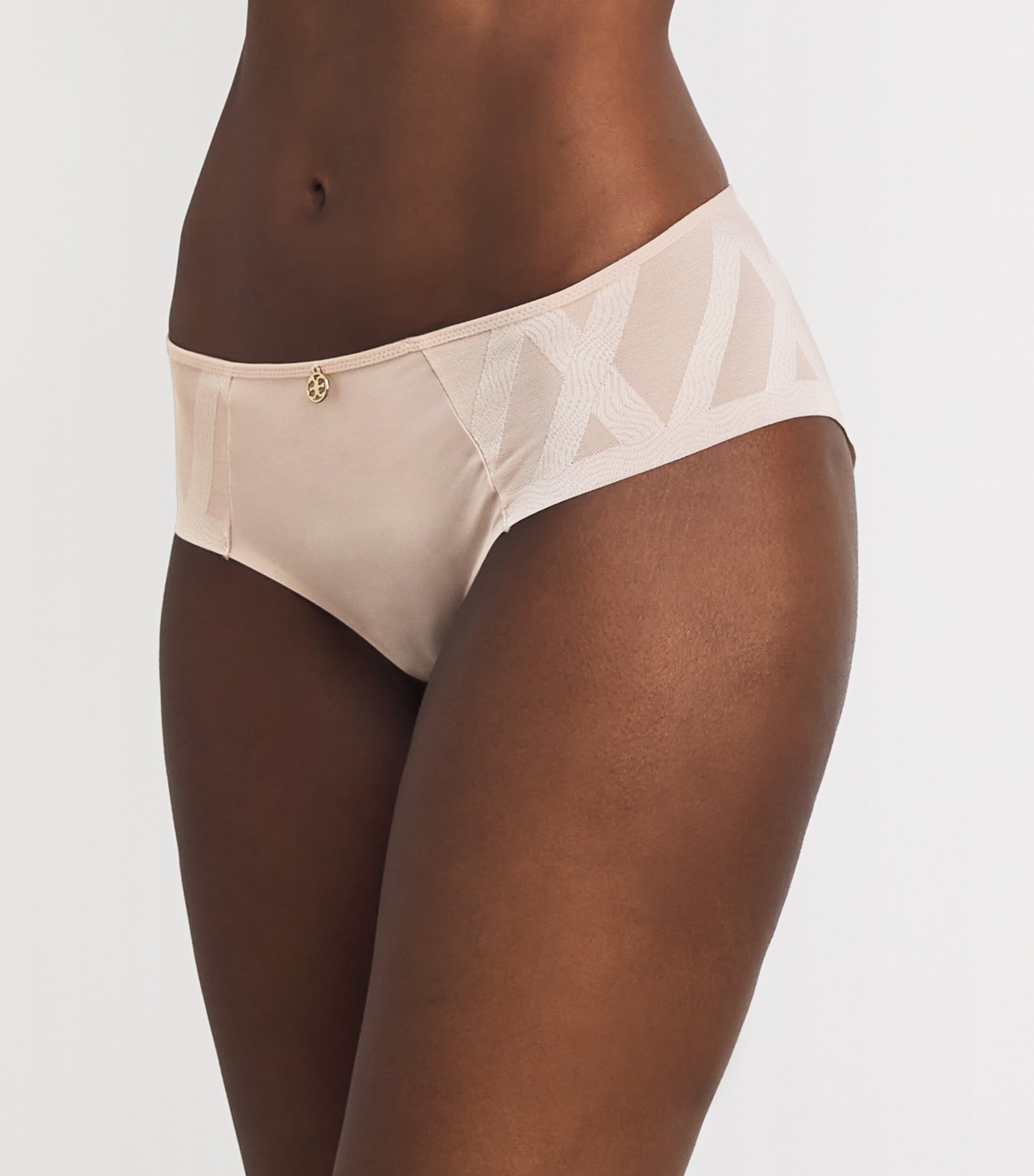 Chantelle Womens Stretch-Mesh Tanga Soft Pink Image 2