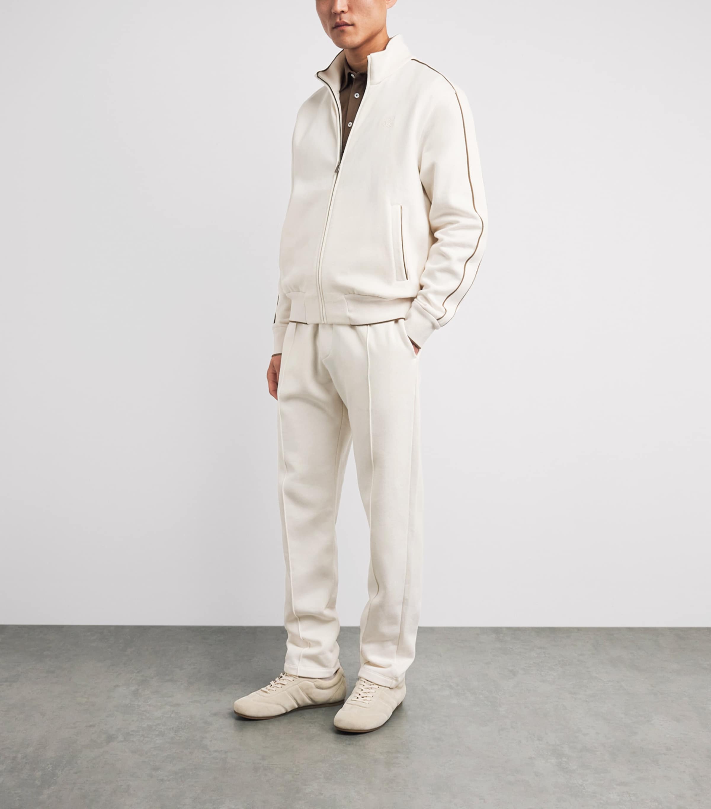 Ralph Lauren Purple Label Ivory x Wimbledon Cotton-Cashmere