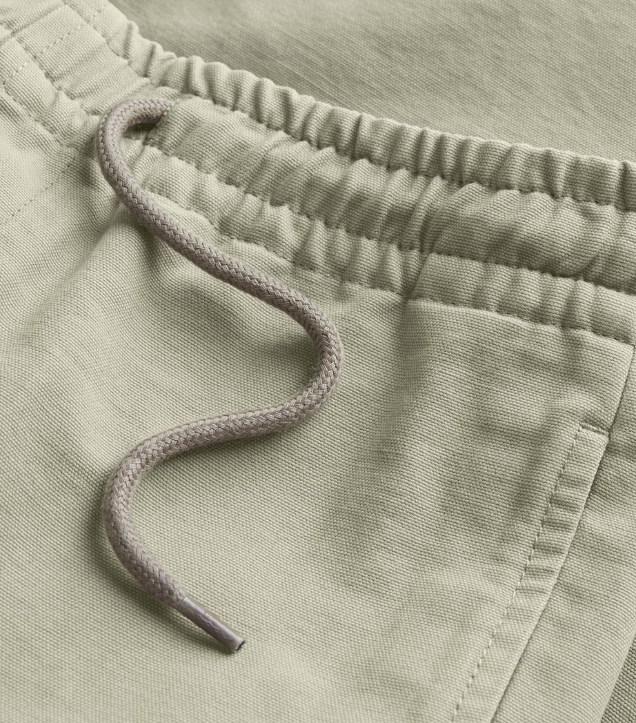 Cotton Drawstring Vincent Trousers KAE GRAY GREEN Image 5