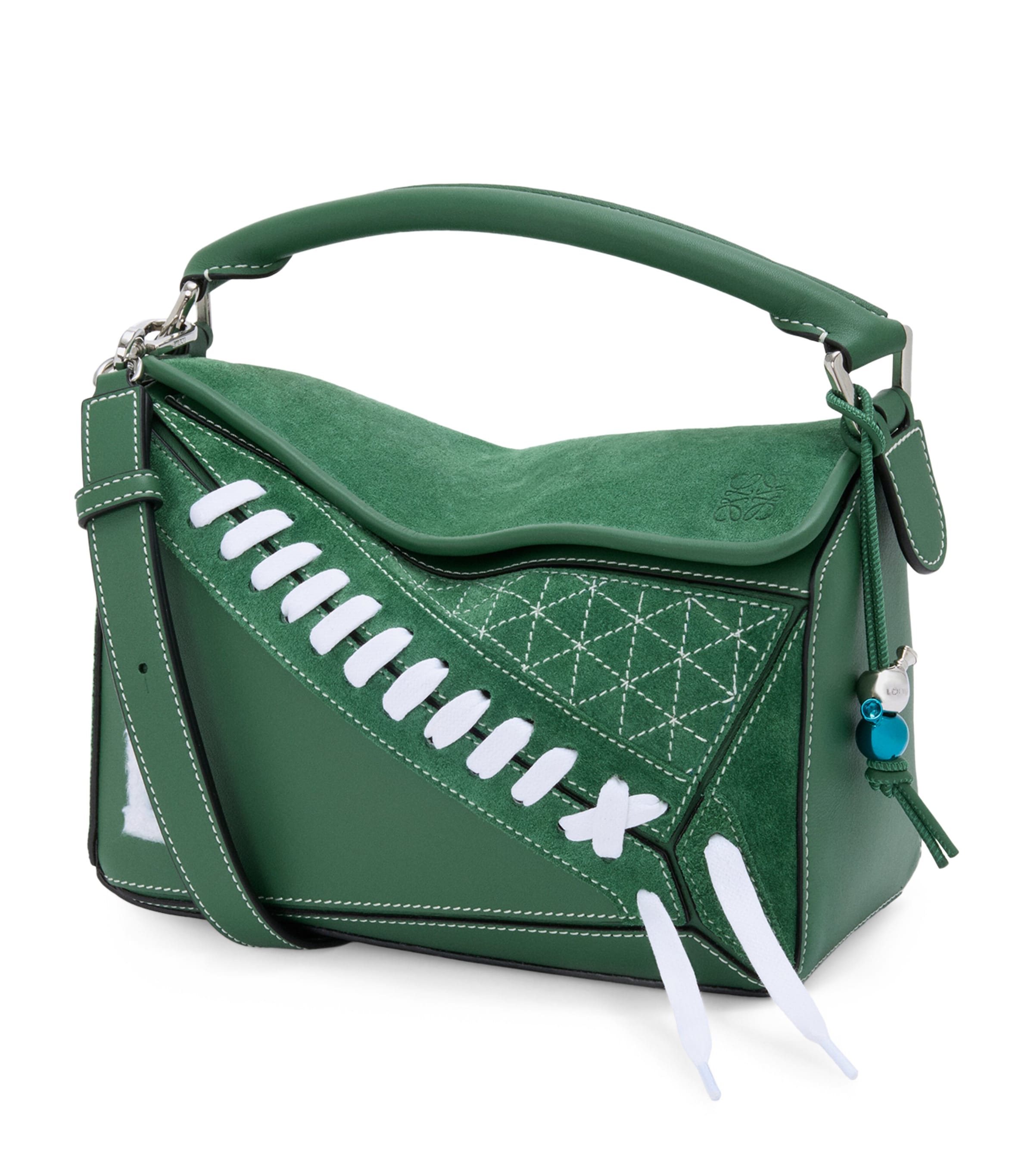 Loewe Puzzle 10 Re-edition Varsity Top-handle Bag