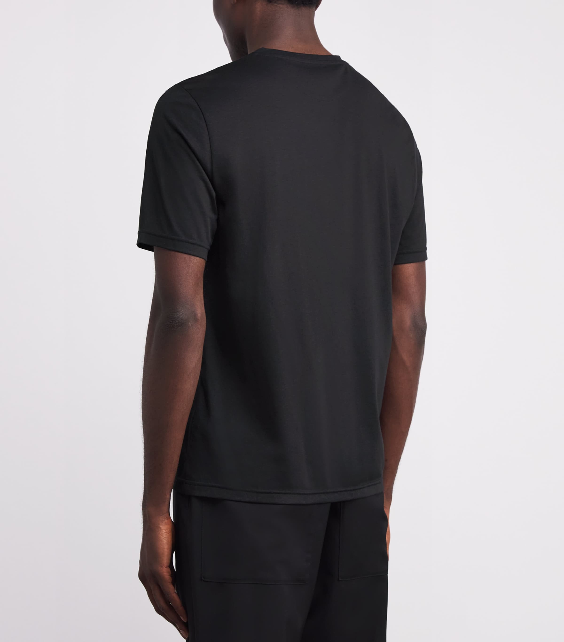 Cotton T-Shirt 20 BLACK Image 4