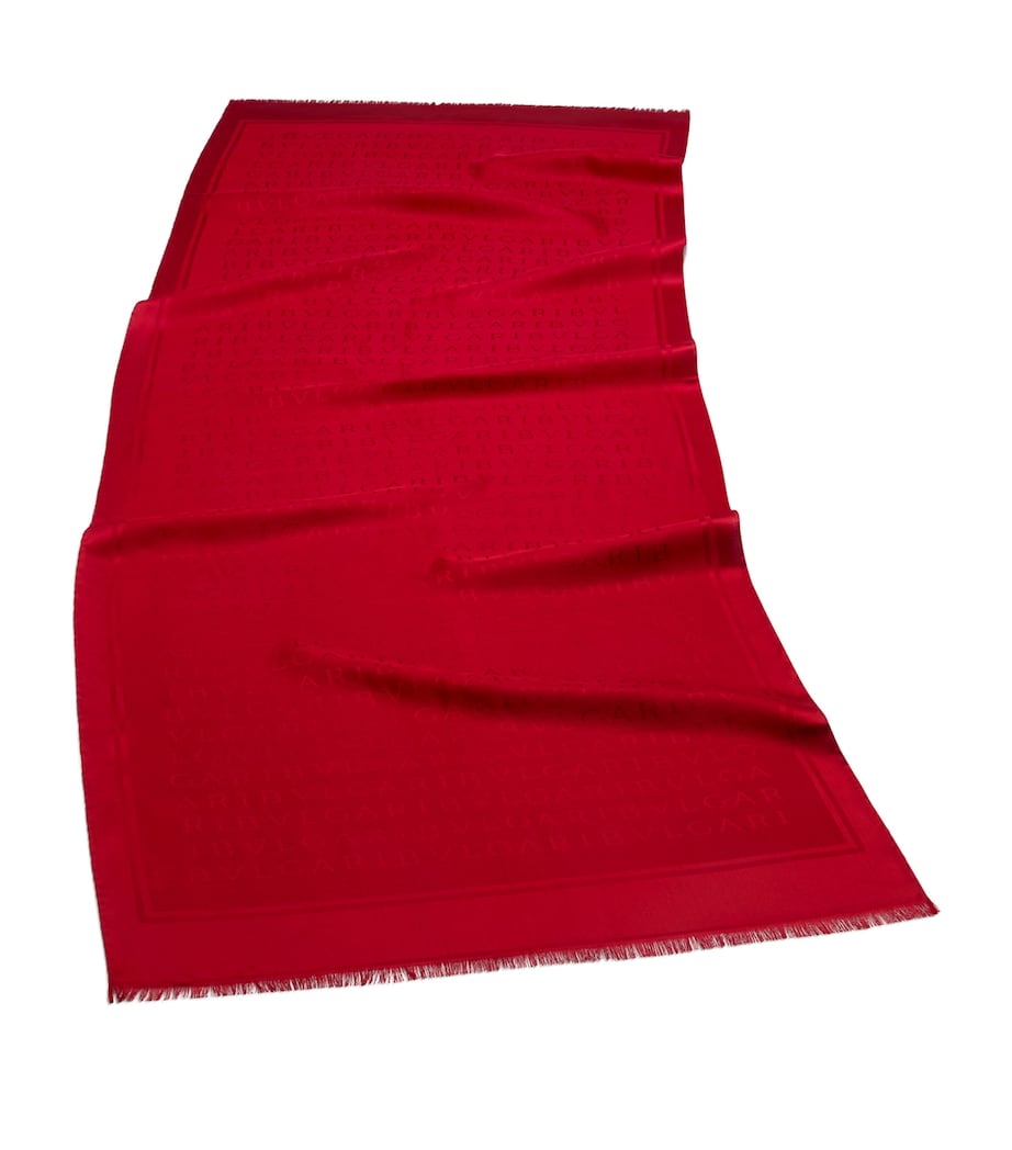 Lettere Maxi Scarf RED MEDIUM Image 1