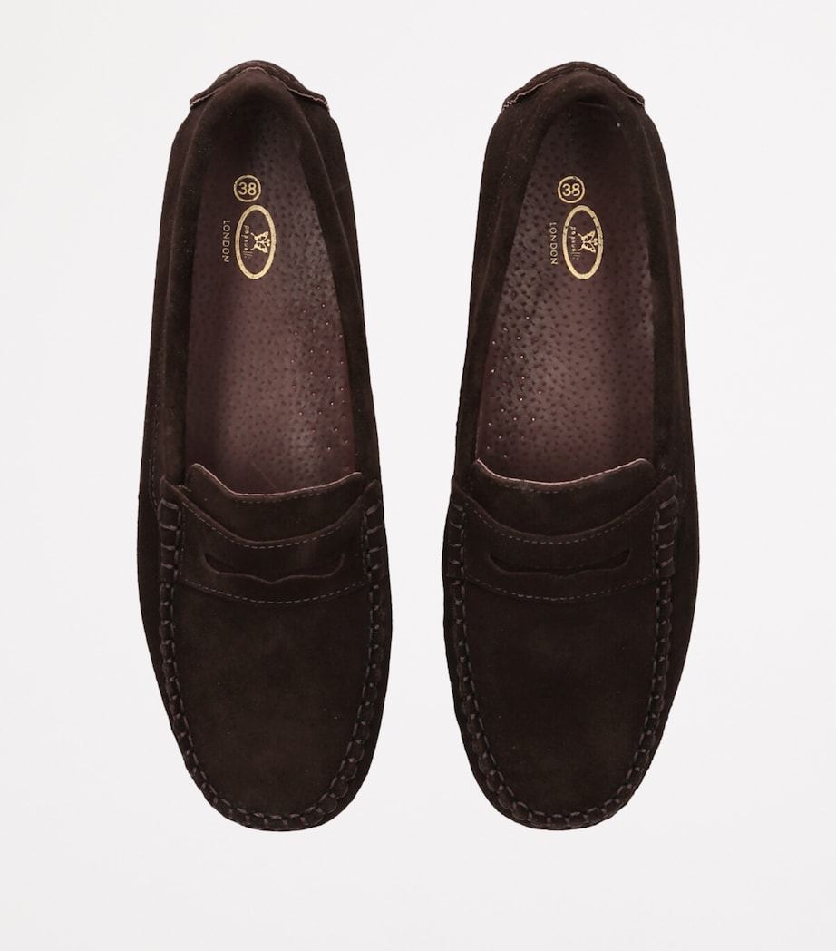 Suede Felix Loafers DARK BROWN Image 4