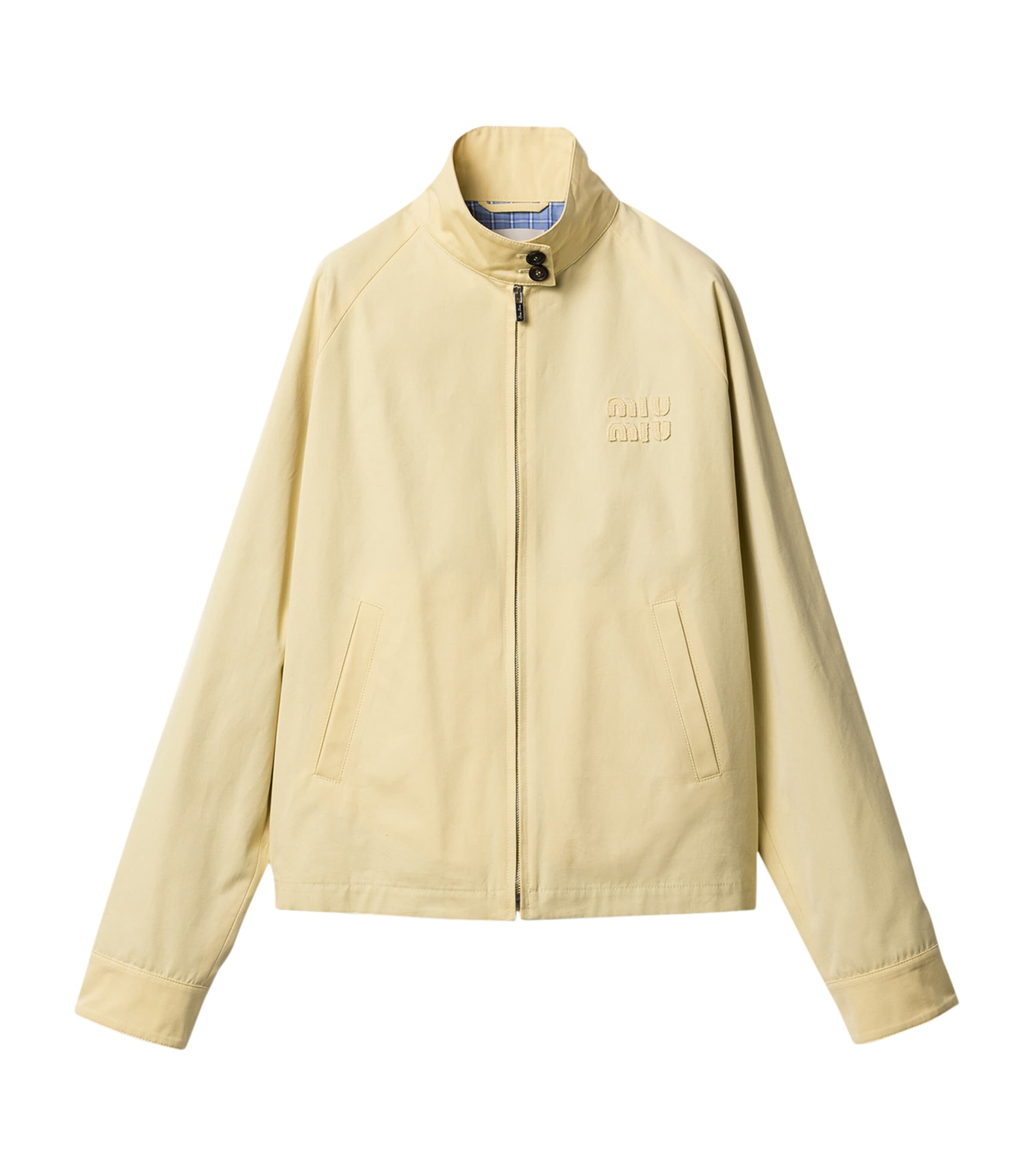Miu Miu Womens Cotton Poplin Shirt Jacket Image 1