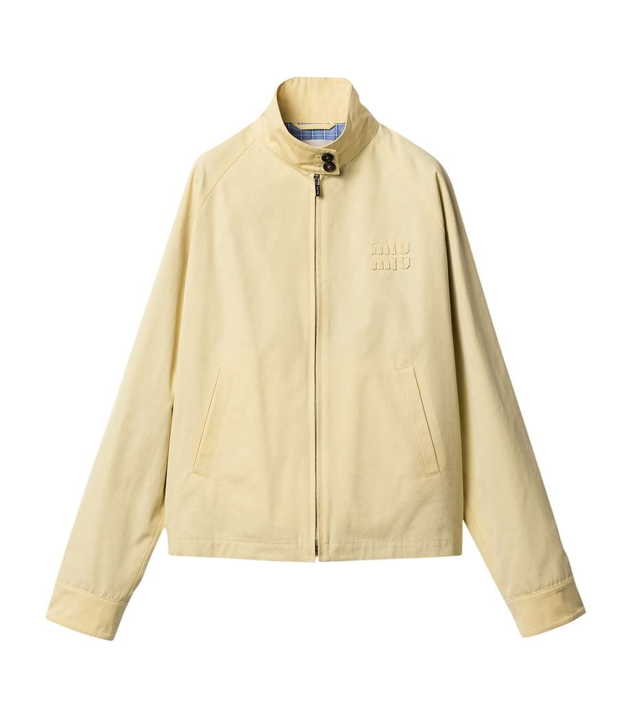 Miu Miu Womens Cotton Poplin Shirt Jacket Image 1