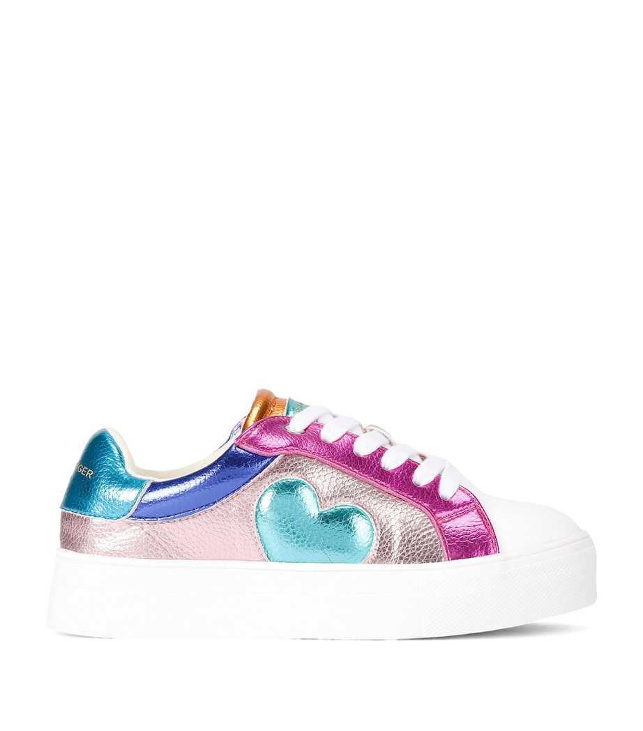Kurt Geiger London Leather Mini Lana Heart Sneakers Mult/other Image 1