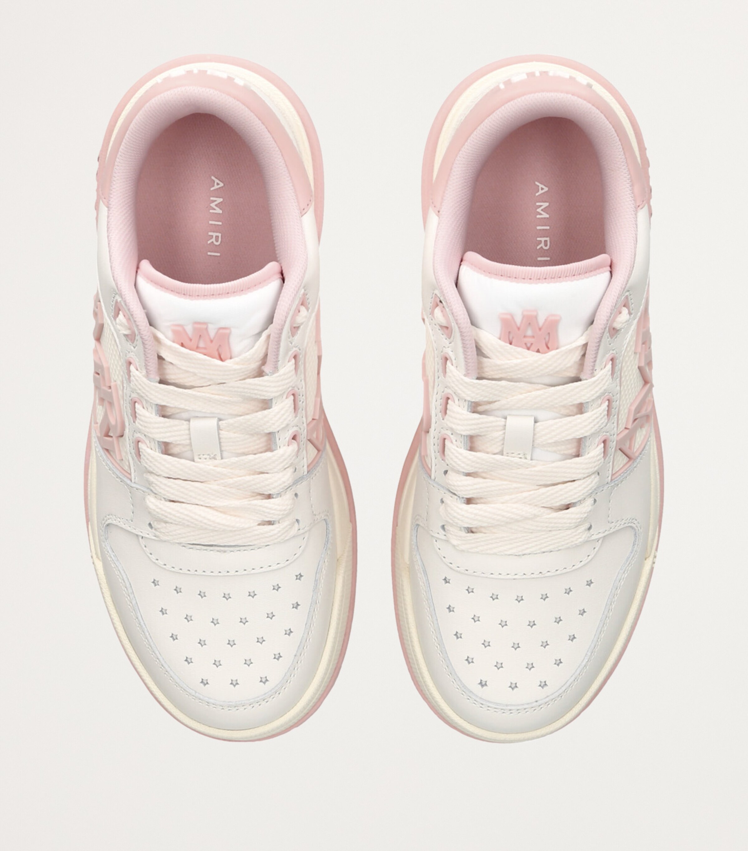 AMIRI Leather Classic Low Sneakers Pink Comb Image 4