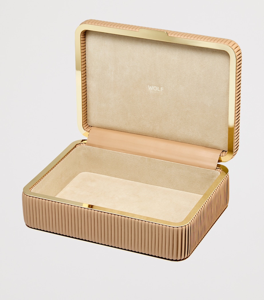 WOLF Medium Bella Jewellery Box Mocha Image 4