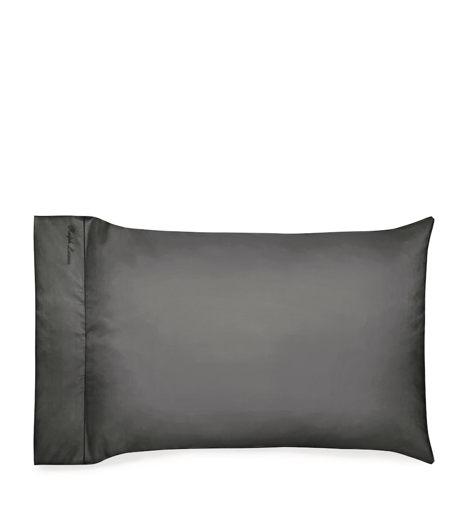 Ralph Lauren Home Langdon Standard Pillowcase Pair (50cm x 75cm) Graphite Image 2
