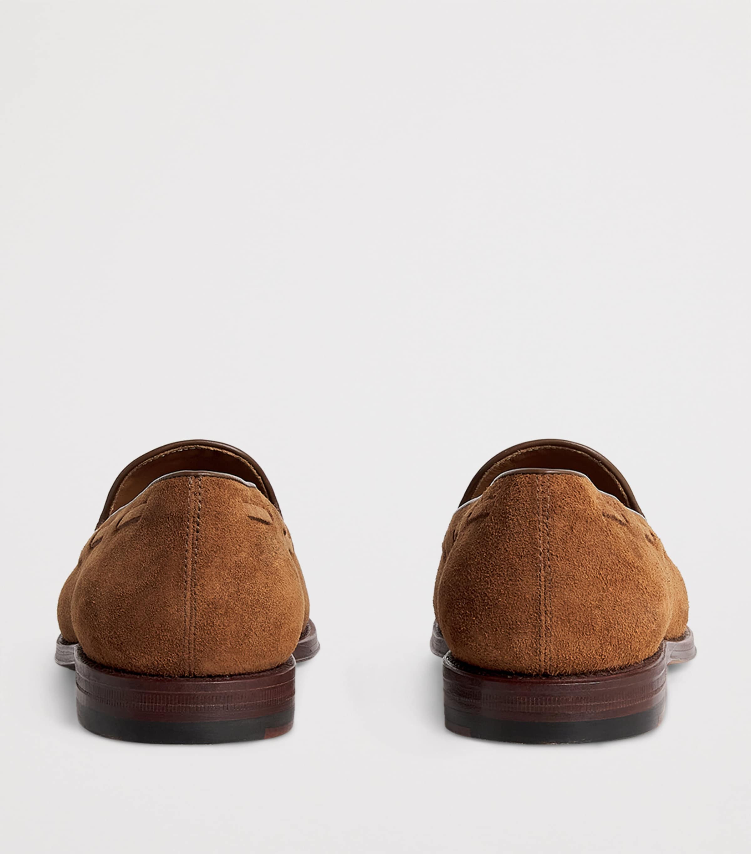 Suede Tasselled Maestra Loafers BROWN Image 2