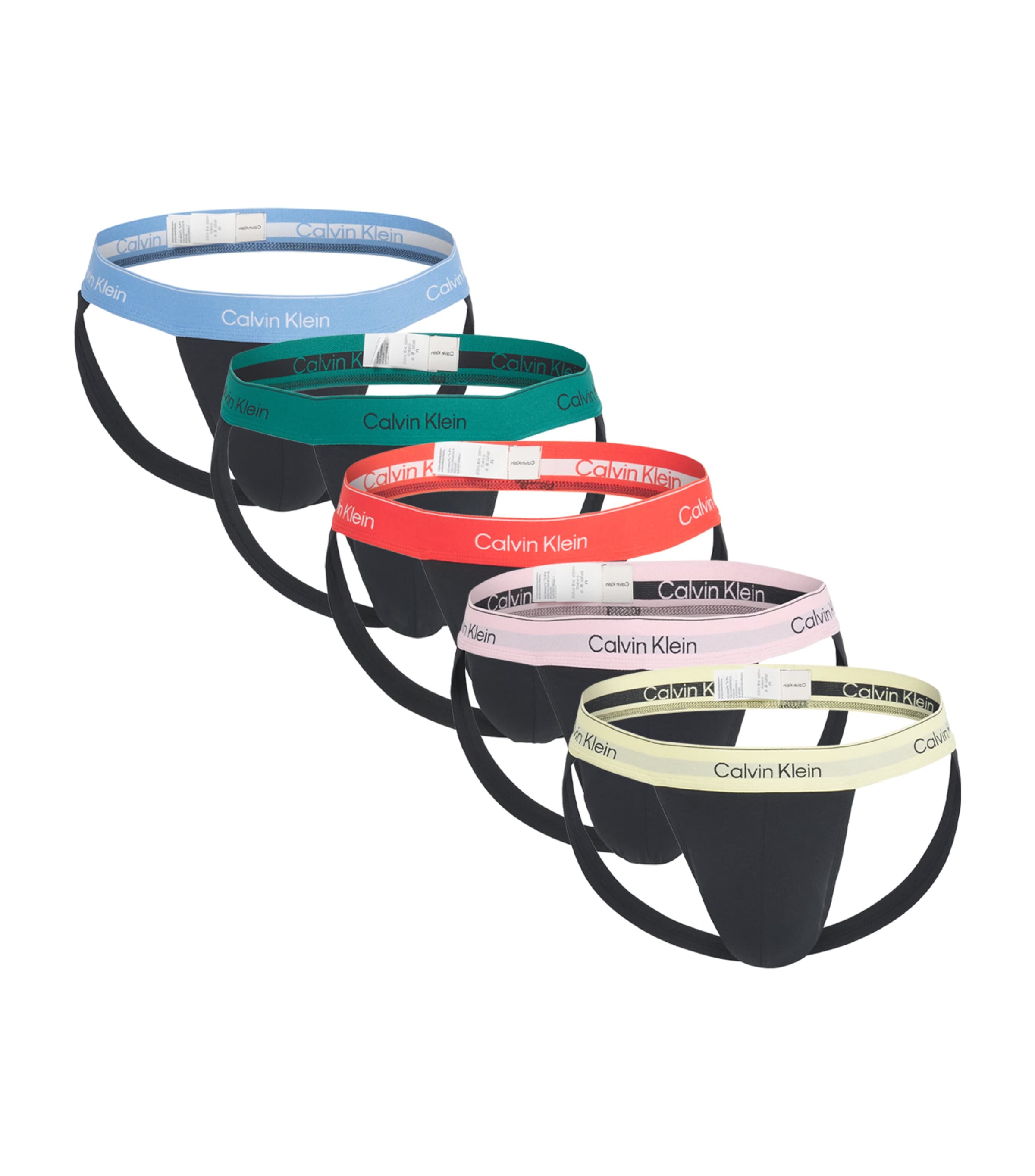 Calvin Klein Icons Pride Jock Straps (Pack of 5) | Men Clothing | Socks & Underwear | Boxers & Briefs | Designers | Calvin Klein
