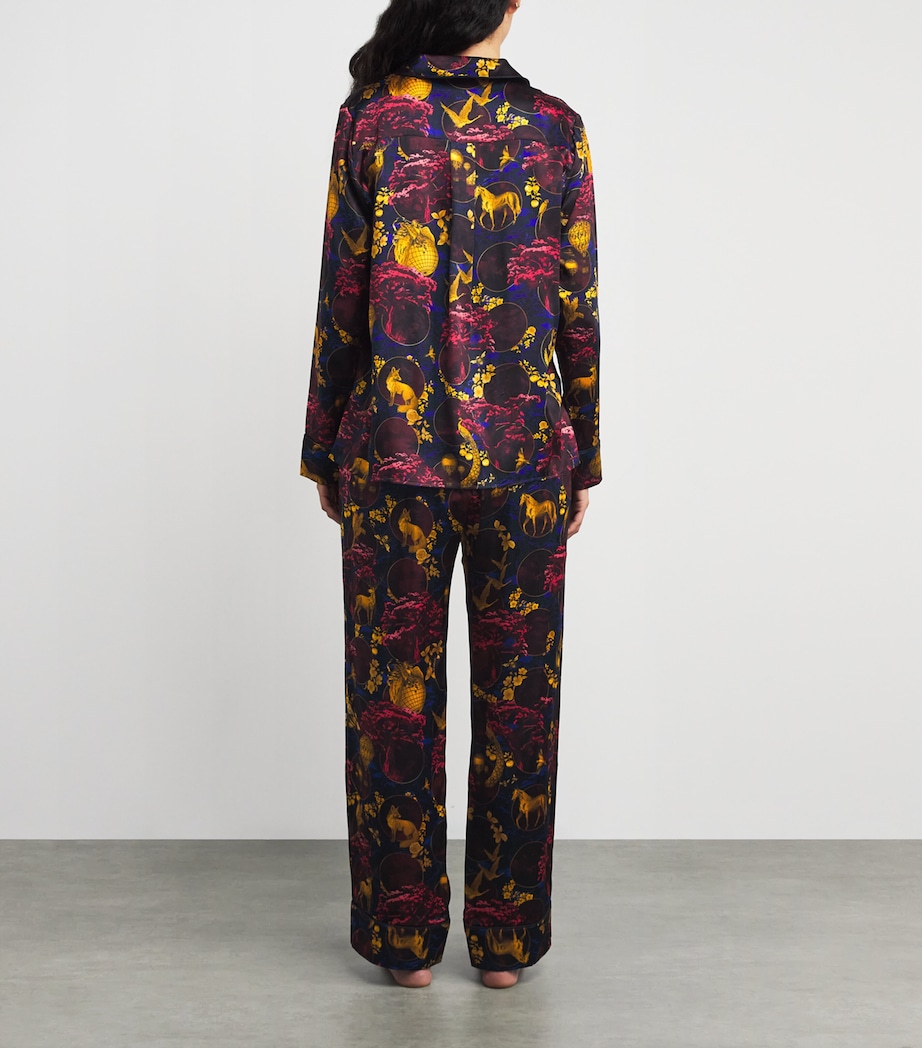 Silk Toile Pyjama Set IVORY Image 3