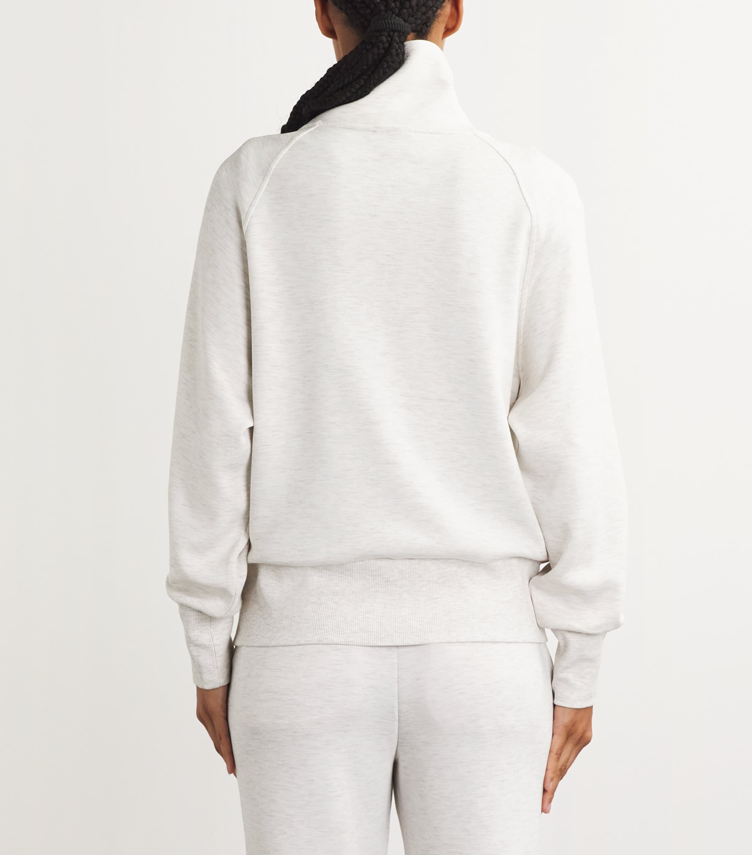 Roxbury Zip-Up Sweatshirt IVORY MARL Image 4