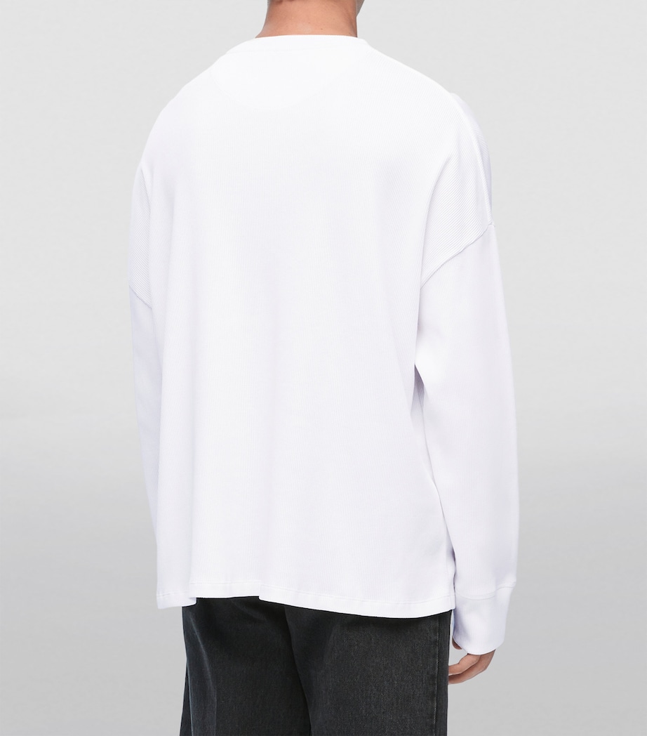 Long-Sleeve Logo T-Shirt WHITE Image 4