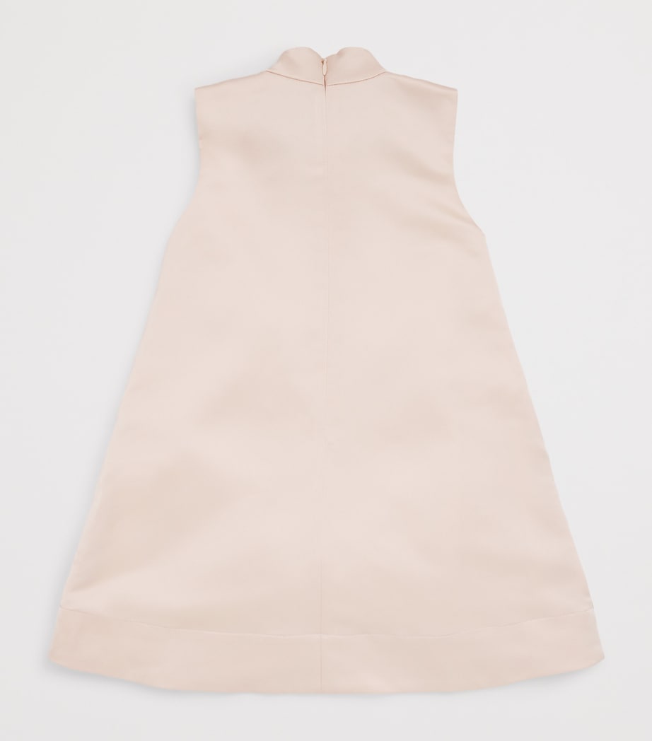 JESSIE AND JAMES Embellished My Rose Dress (3-14 Years) Pink Satin Image 2
