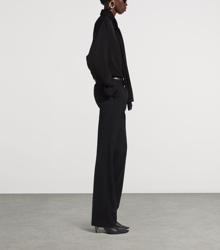 Balenciaga Womens Silk Scarf Shirt Image 4