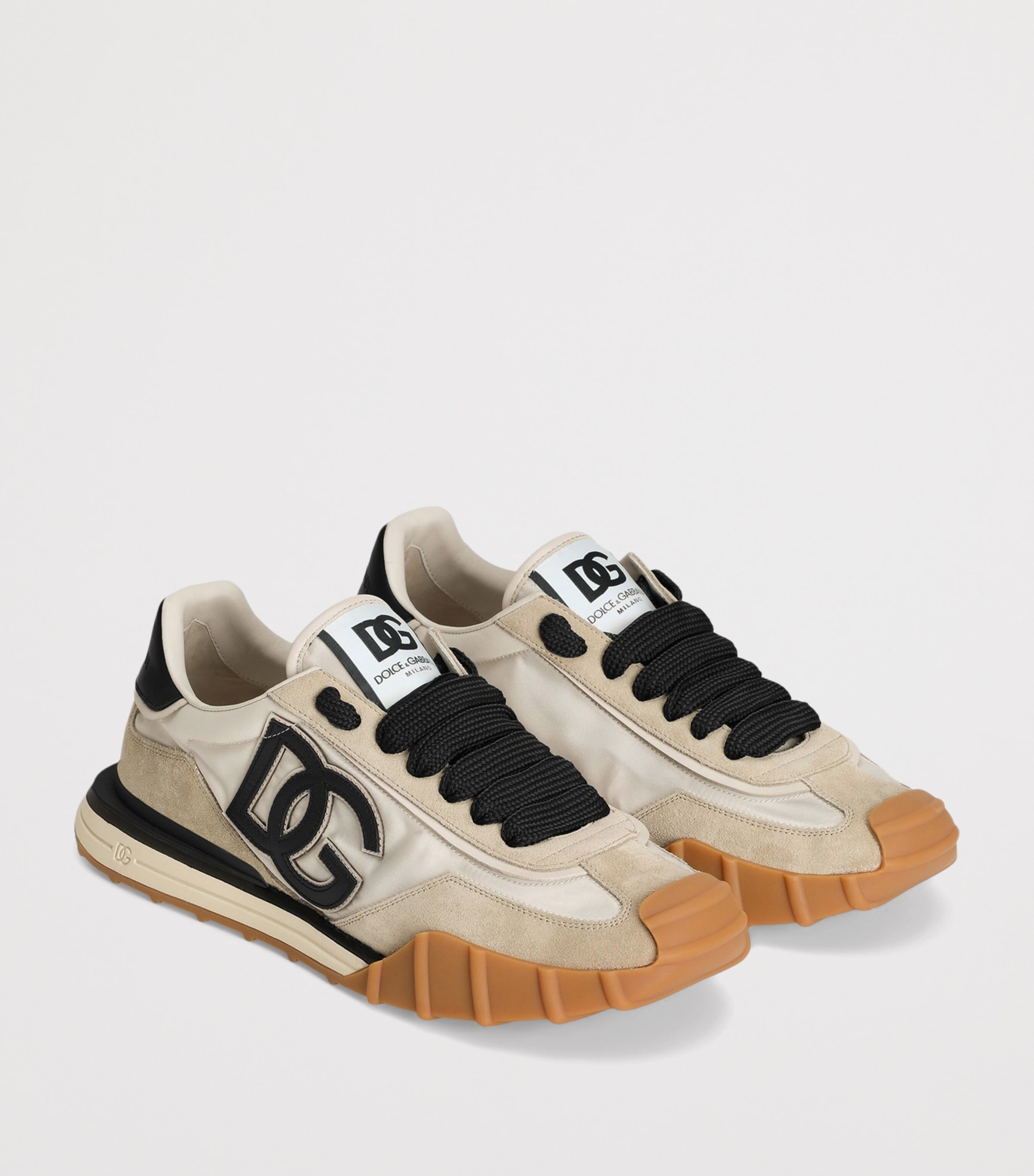Dolce&Gabbana DG Athletic Sneakers Ivory/black Image 2