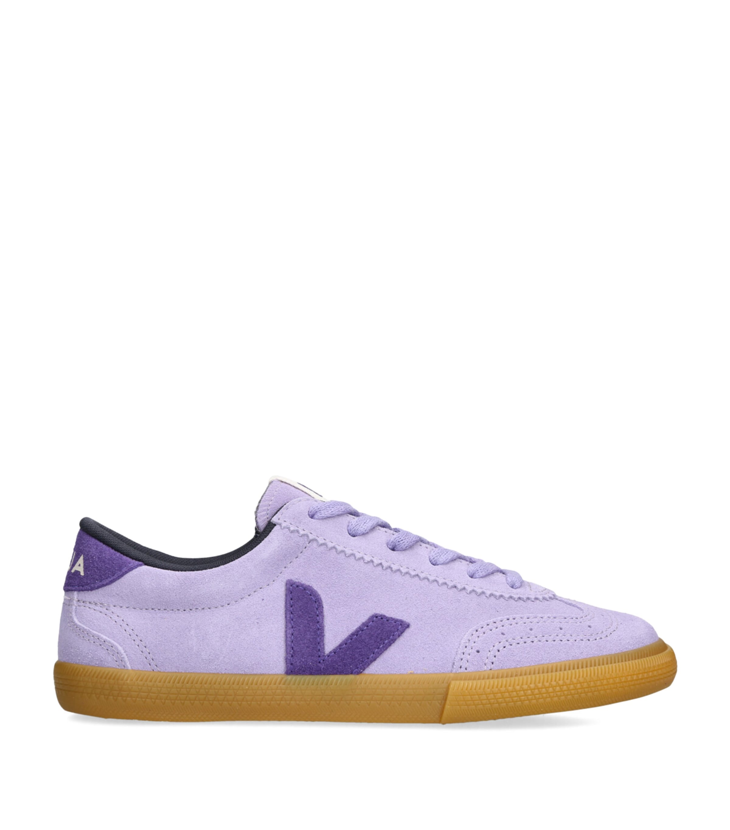 Veja Suede Volley Sneakers Purple Image 1