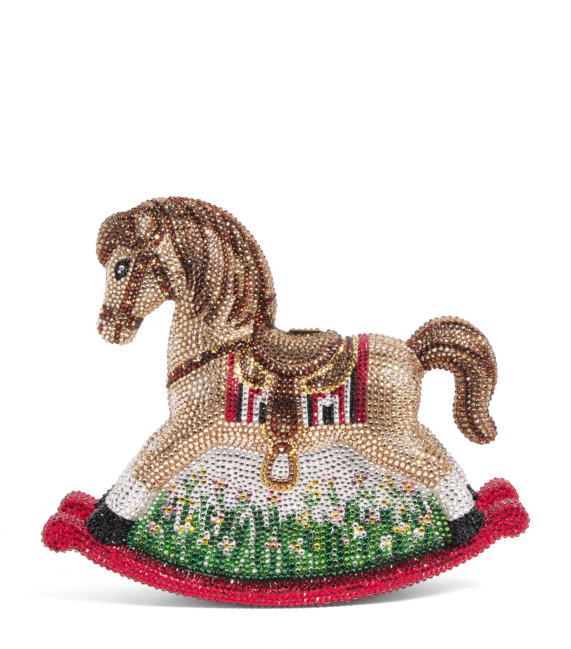 Judith Leiber Crystal Rocking Horse Jessie Clutch Bag | Women Bags | Clutch Bags | Designers | Judith Leiber
