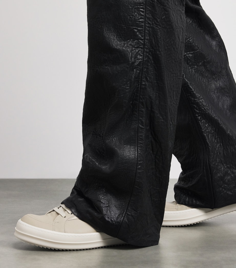Rick Owens Tumbled Lambskin Vintage Sneakers Image 2