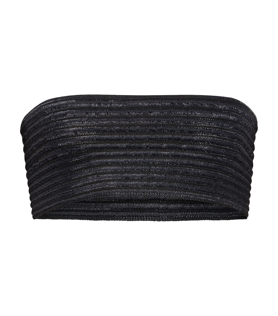 Knitted Bandeau Top NOIR ALAIA Image 1