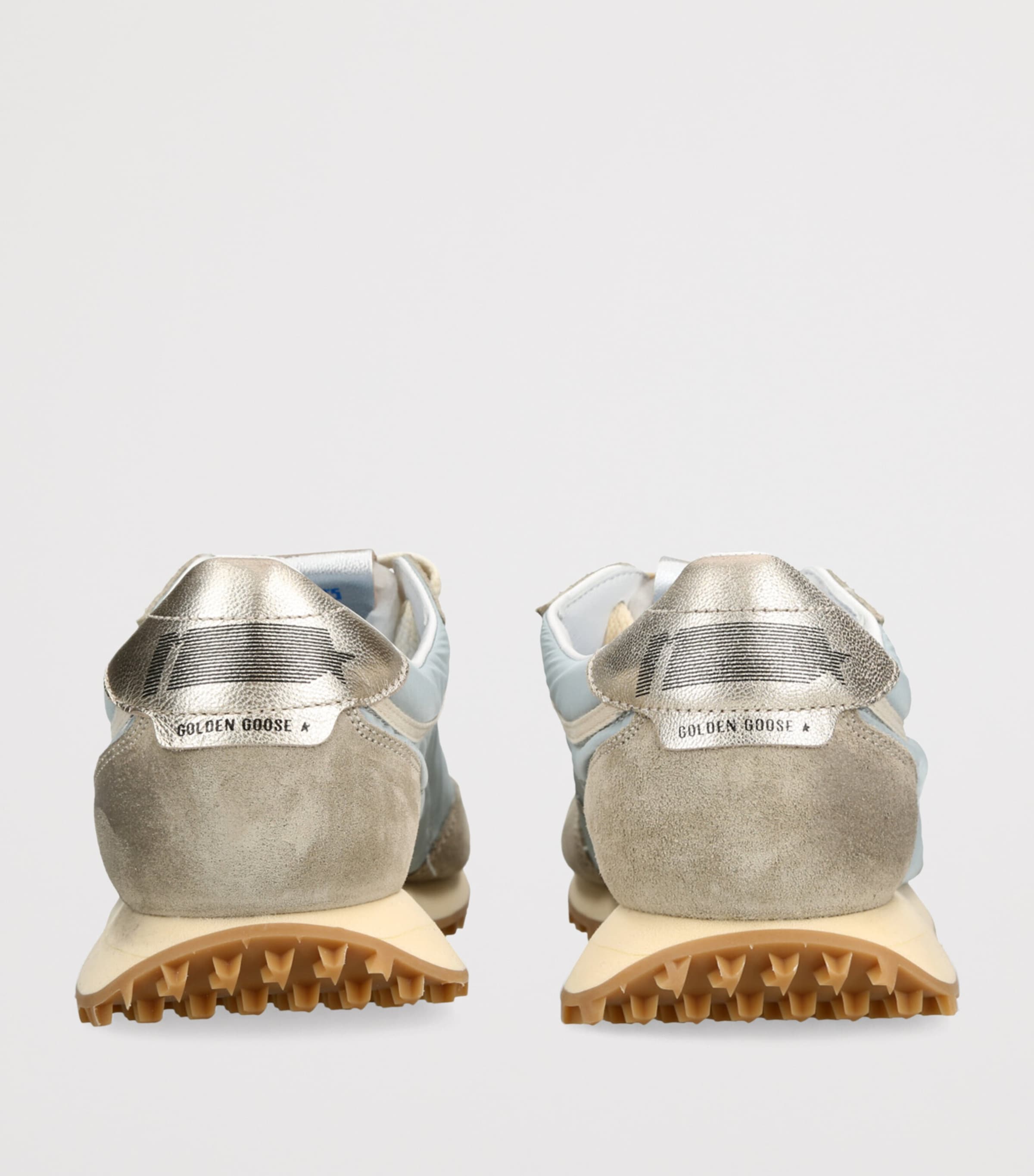 Golden Goose Suede Marathon Runner Sneakers Pale Blue Image 2