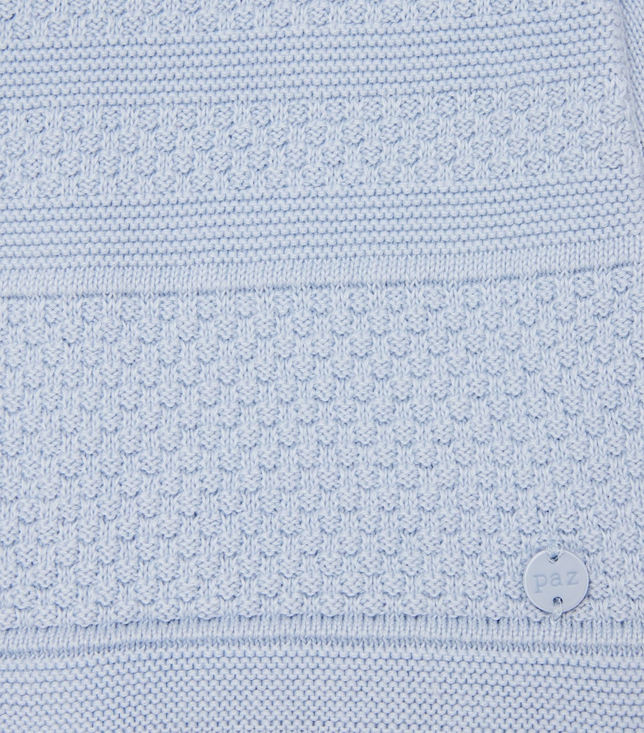 Cotton Sweater and Leggings Set (0-12 Months) 801 H82 SKY BLUE Image 4
