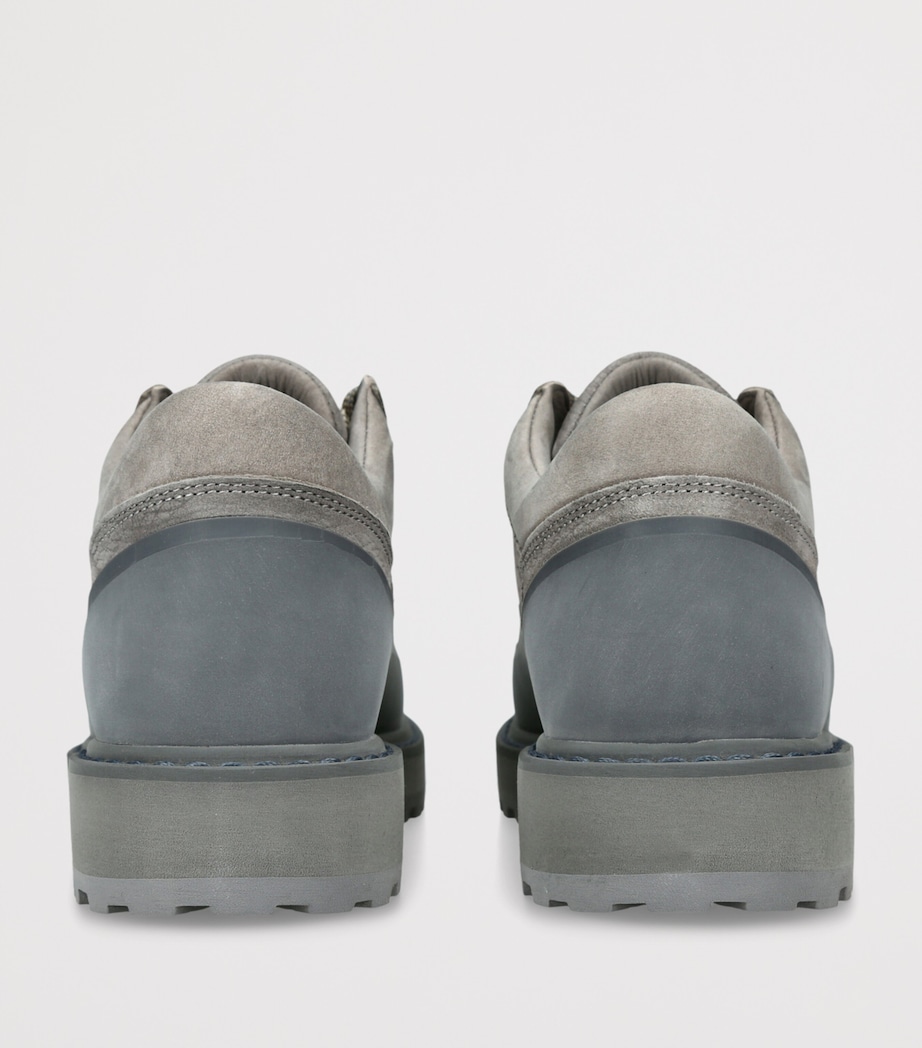 Diemme Leather Cornaro Due Gomma Low-Top Boots Grey Image 2