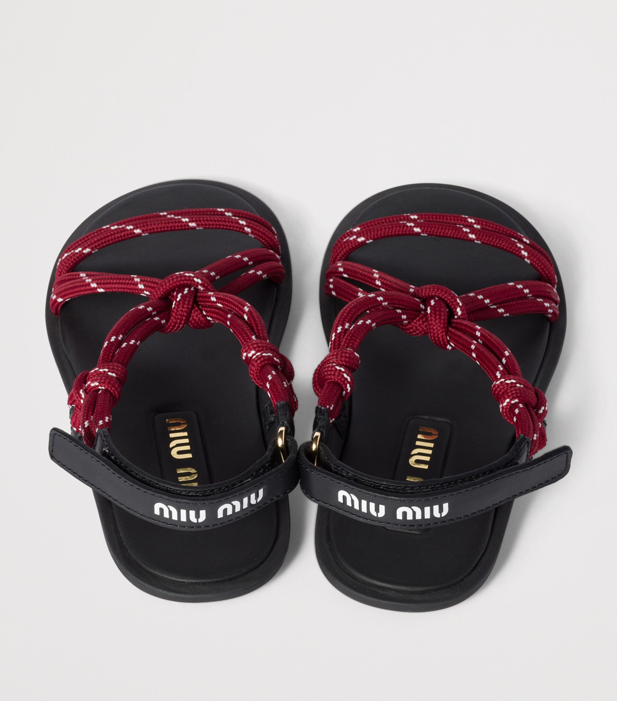 Miu Miu Cord Rivière Sandals Image 3