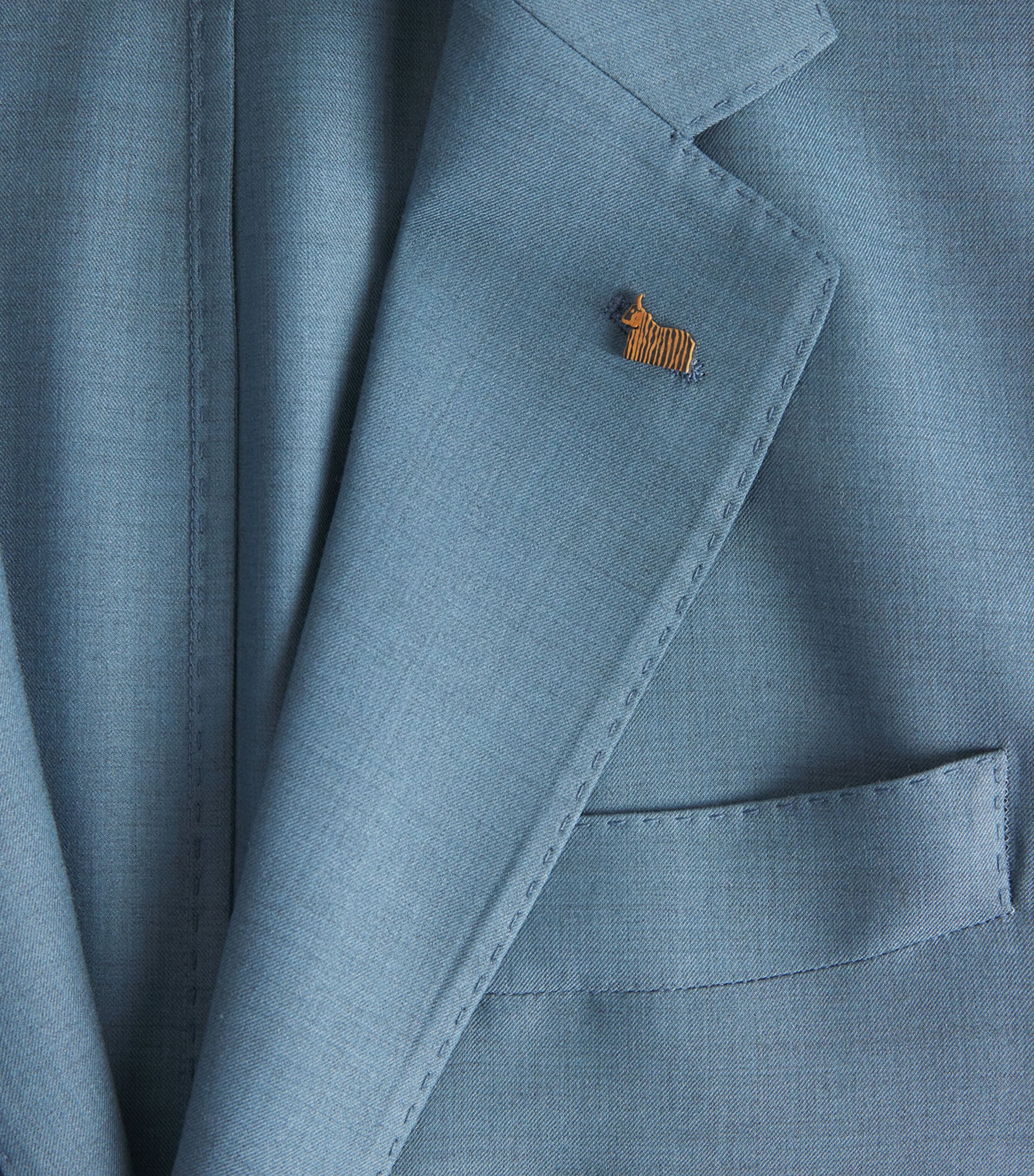 Cashmere Robert Blazer 45844 LIGHT BLUE Image 5