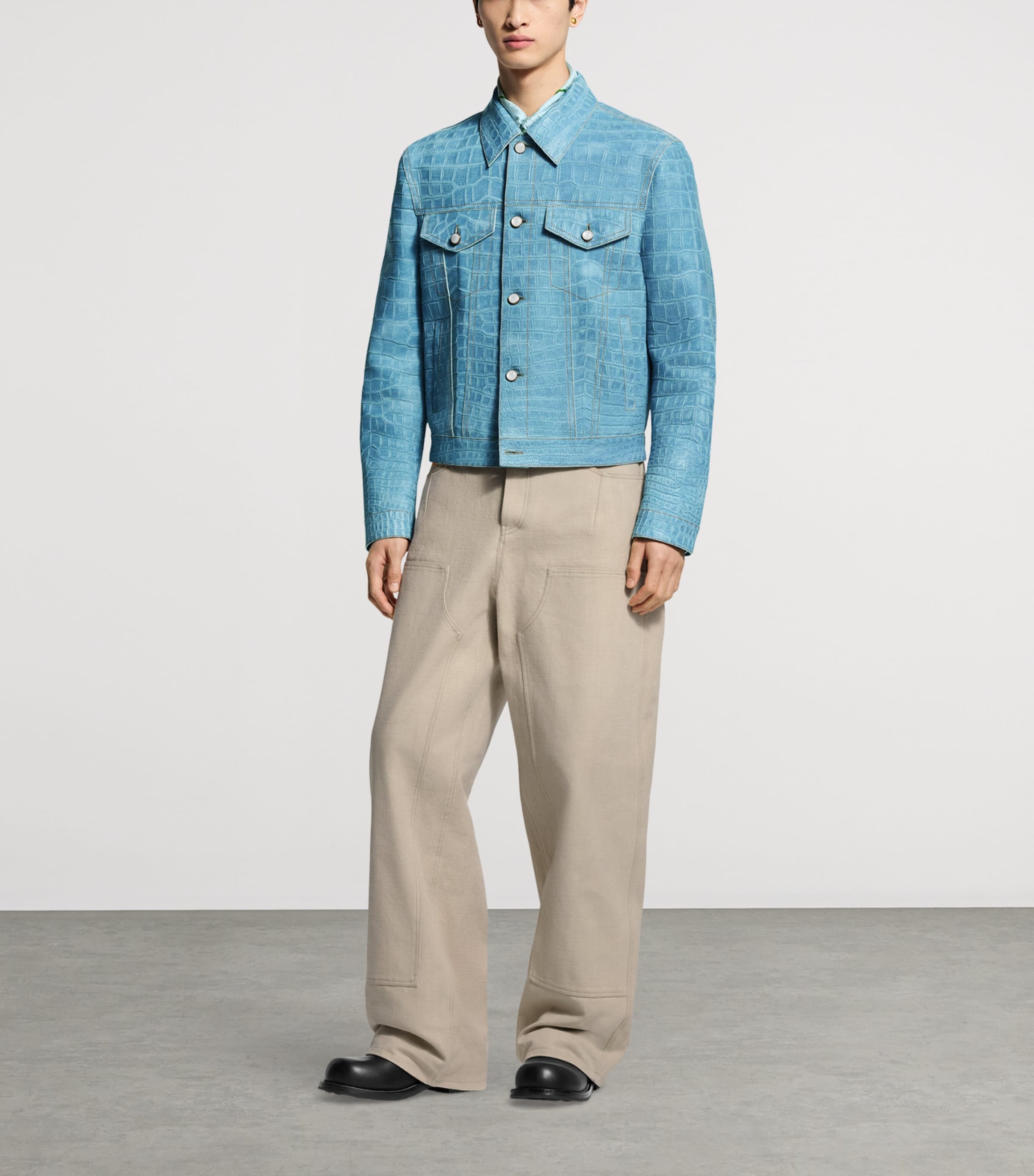 Workwear Straight Trousers BEIGE Image 2