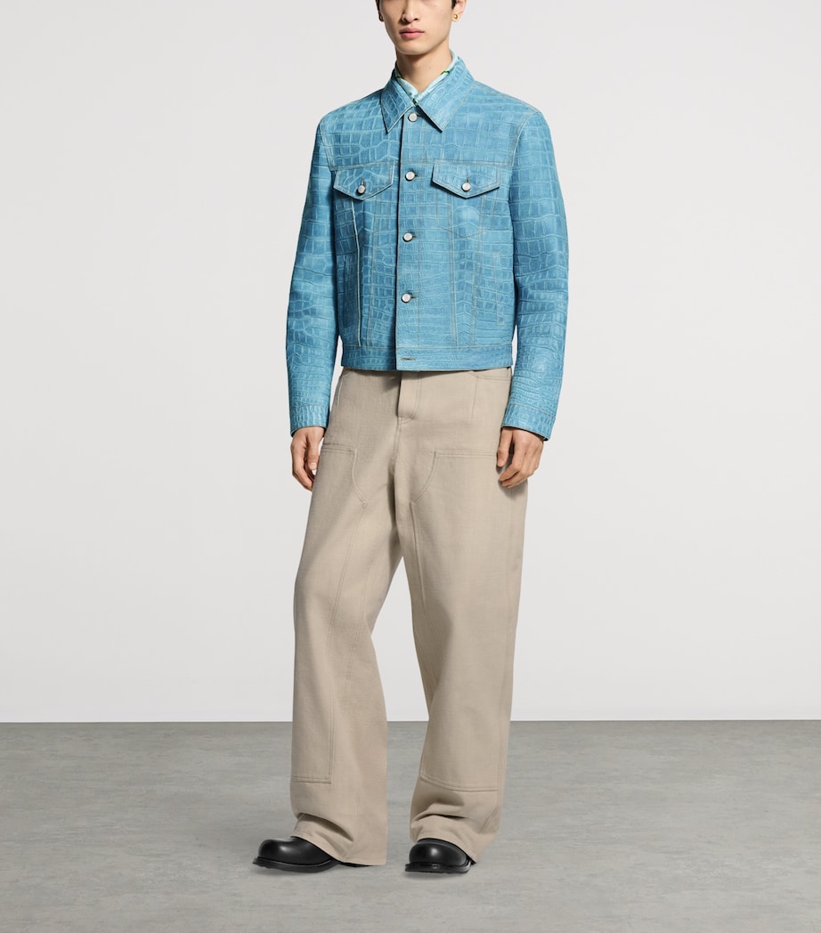 Workwear Straight Trousers BEIGE Image 2