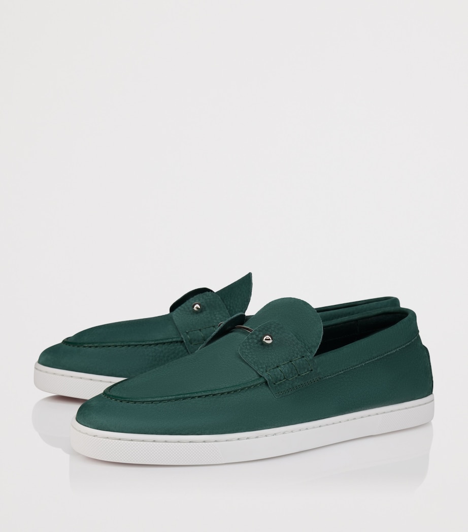 Christian Louboutin Chambeliboat Leather Boat Shoes Image 3