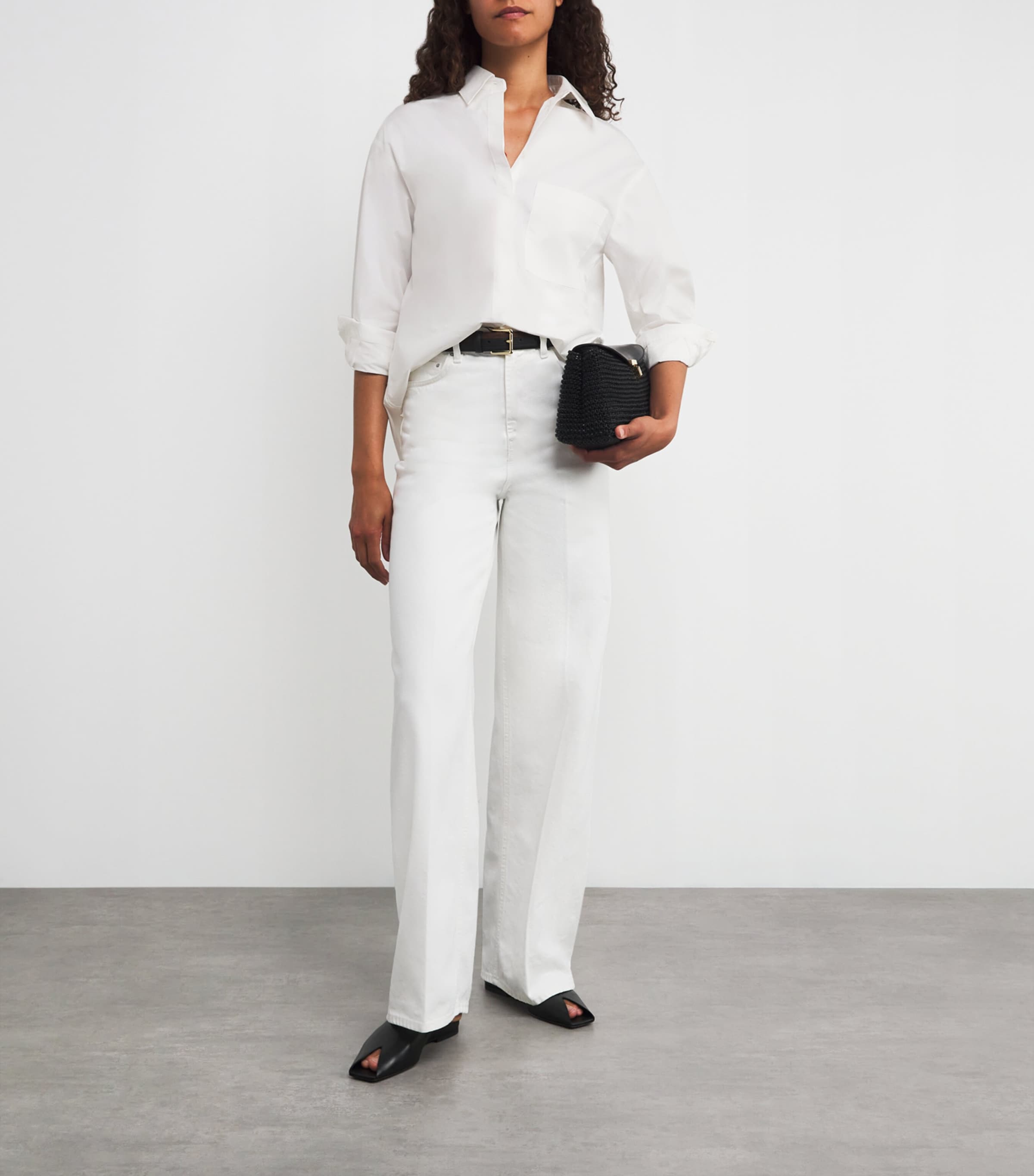 Cotton Poplin Shirt OPTICAL WHITE Image 2