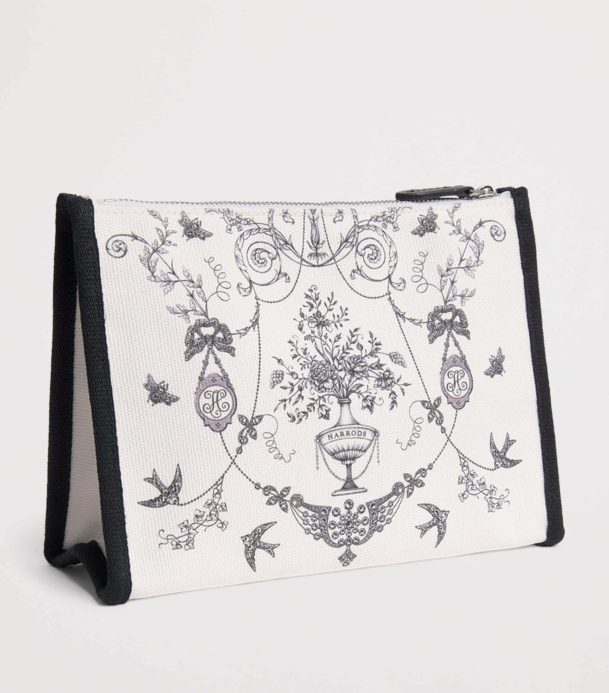 Harrods Lace Print Pouch Multi Print Image 2