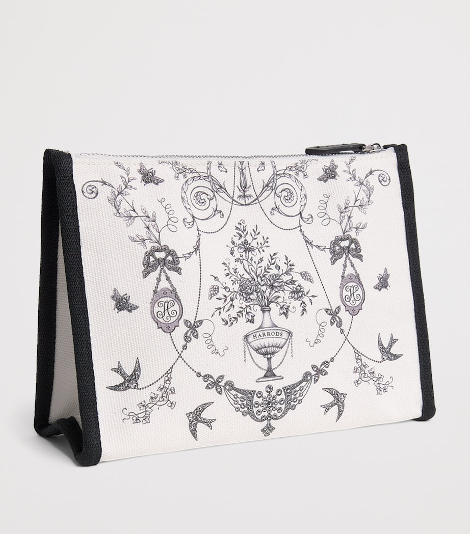 Harrods Lace Print Pouch Multi Print Image 2