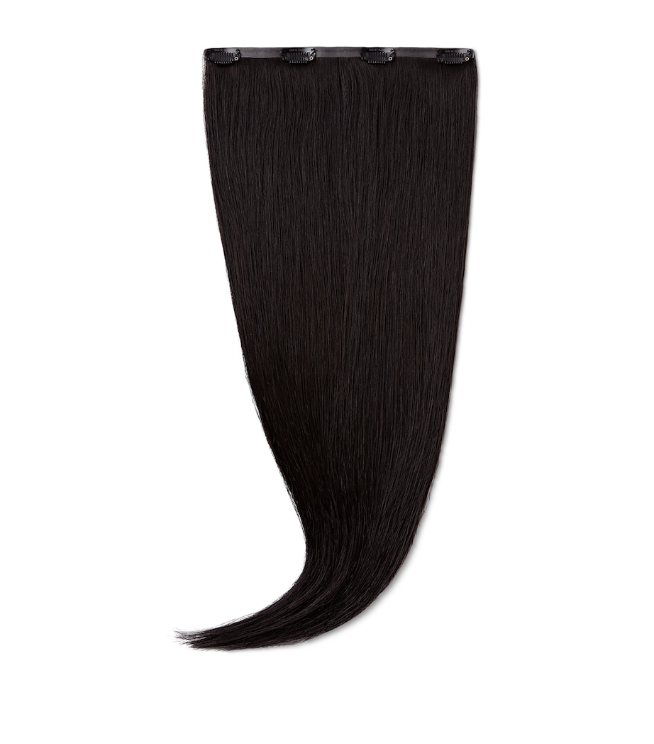 Beauty Works x Huda BARELY THERE Mix & Match Volumiser Clip-In Hair Extensions (18") MIDNIGHT KOHL Image 1