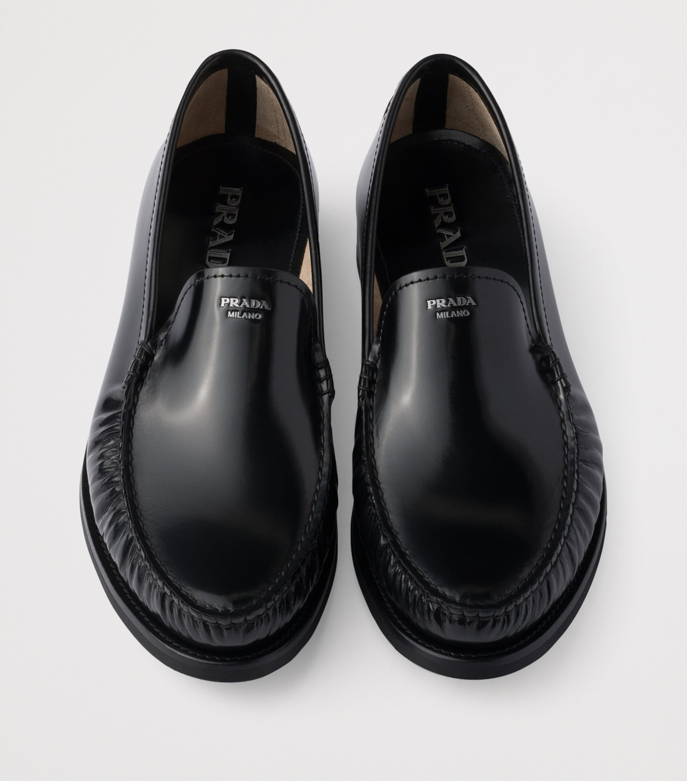 Patent Leather Logo Loafers F0002 Image 4