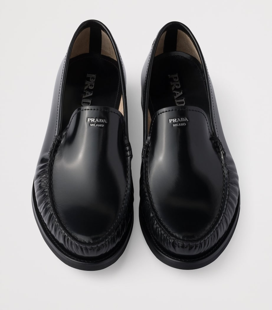 Patent Leather Logo Loafers F0002 Image 4